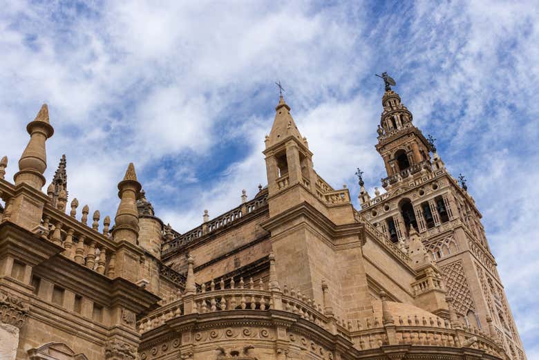 The Cathedral of Seville with the Giralda